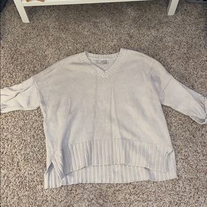 Loft wool v-neck sweater!